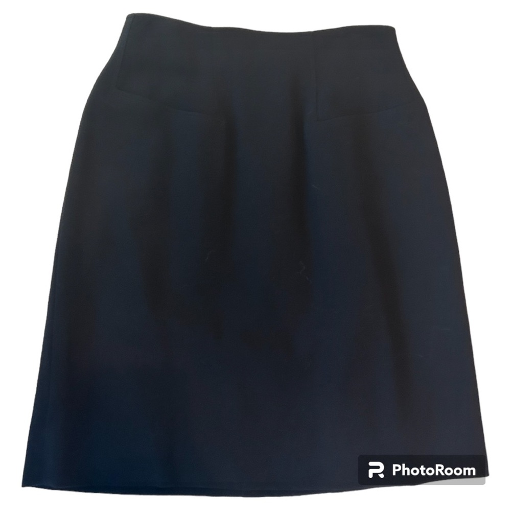 Dana Buchman NWT 100% wool navy pencil mini skirt